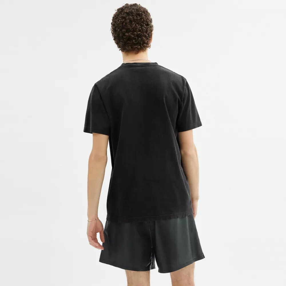 Signatur-T-shirt med Skeleton Rexy