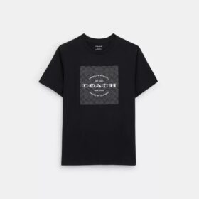 Signature Square T-shirt i ekologisk bomull