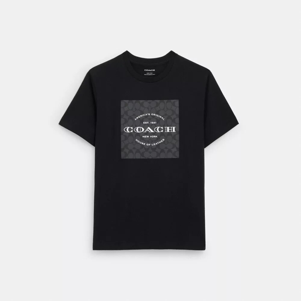 Signature Square T-shirt i ekologisk bomull