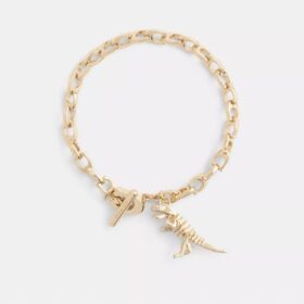 Skelettformad Rexy-armband med signaturkedja