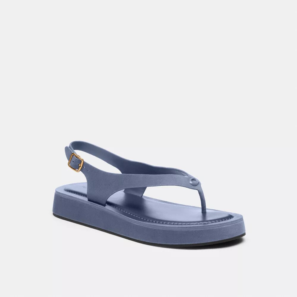 Skulpterad C-platåsandal