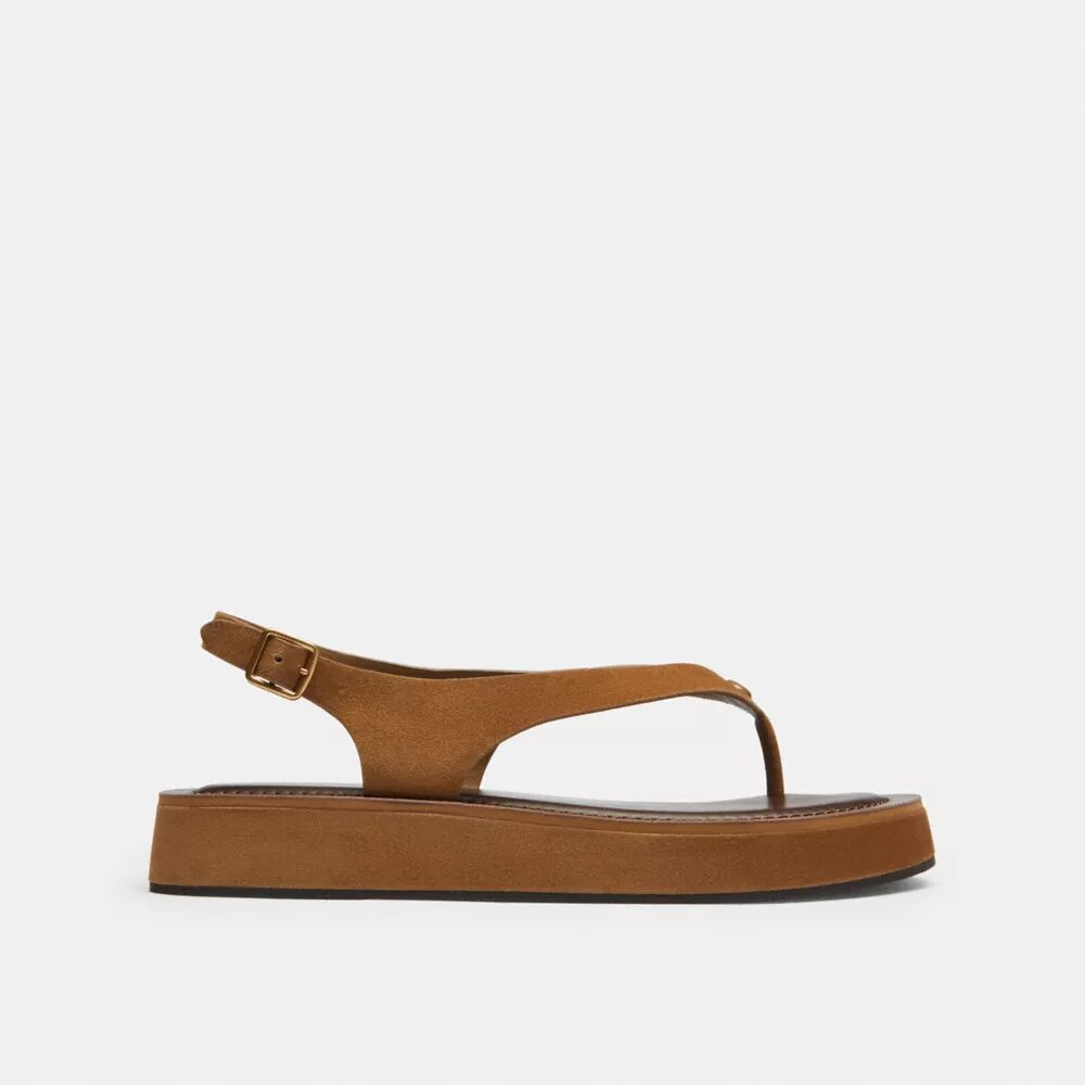 Skulpterad C-platåsandal