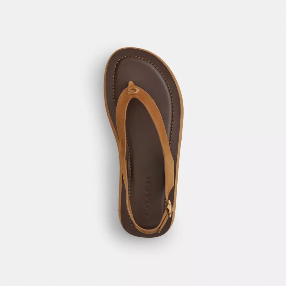 Skulpterad C-platåsandal