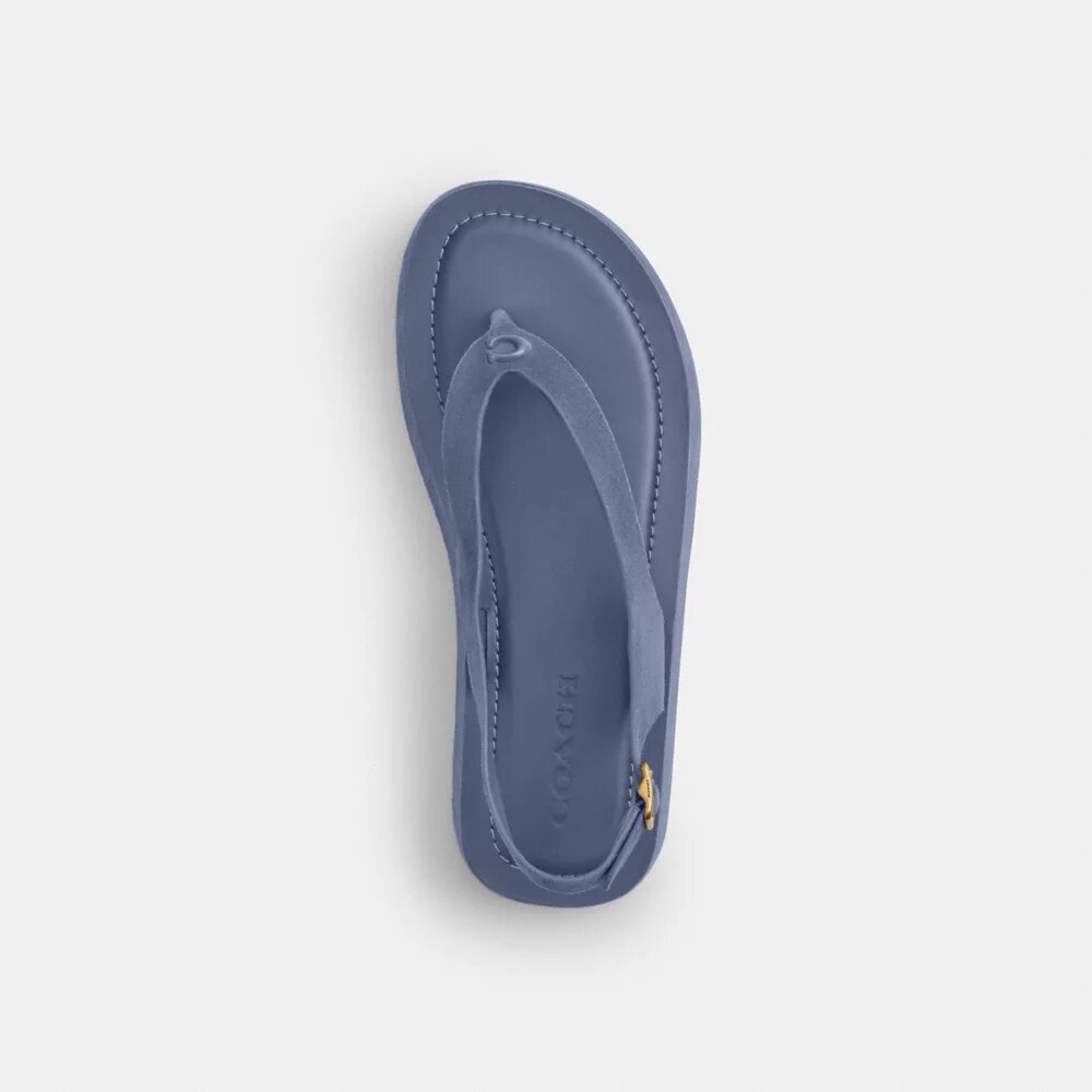 Skulpterad C-platåsandal