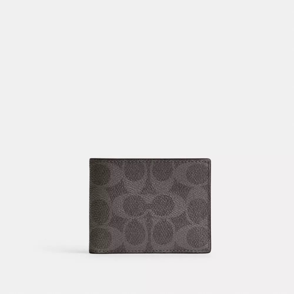 Smal plånbok i Signature Canvas