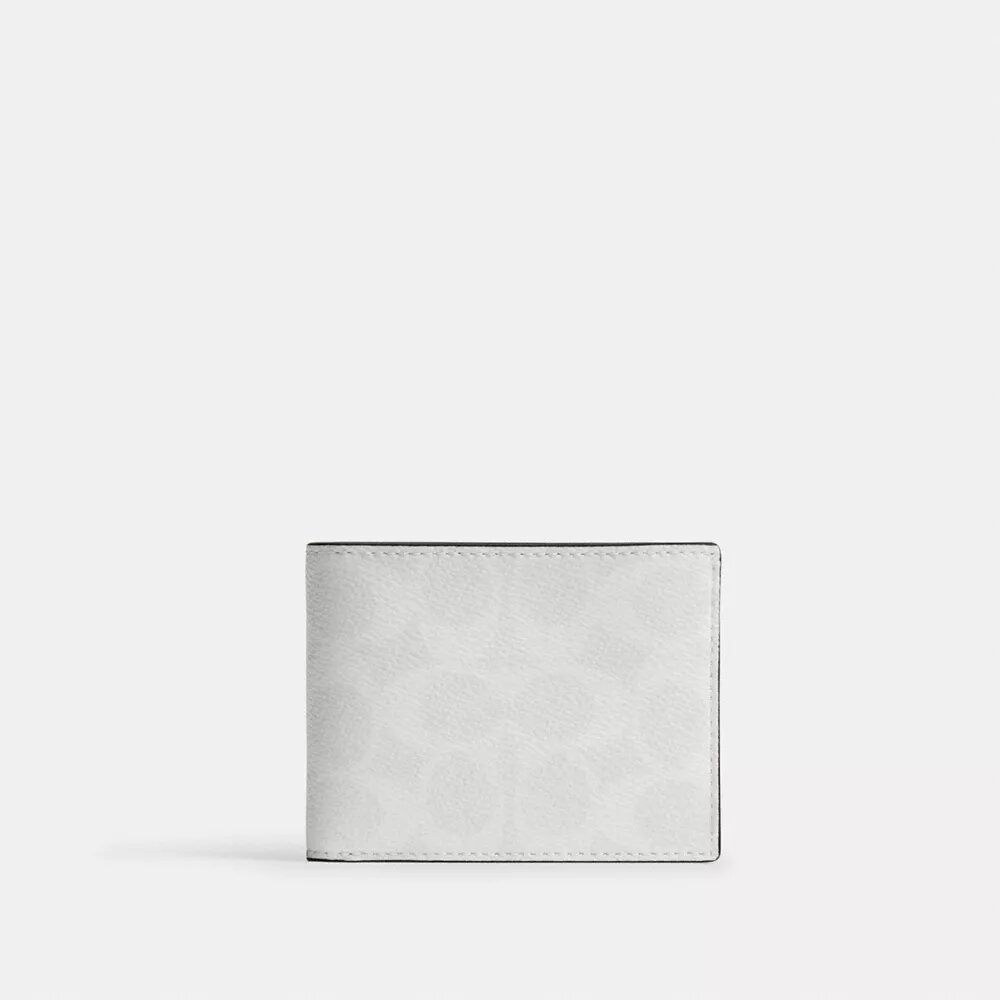 Smal plånbok i Signature Canvas