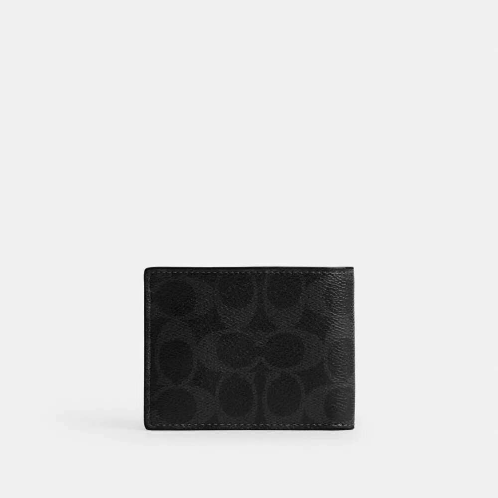 Smal plånbok i Signature Canvas