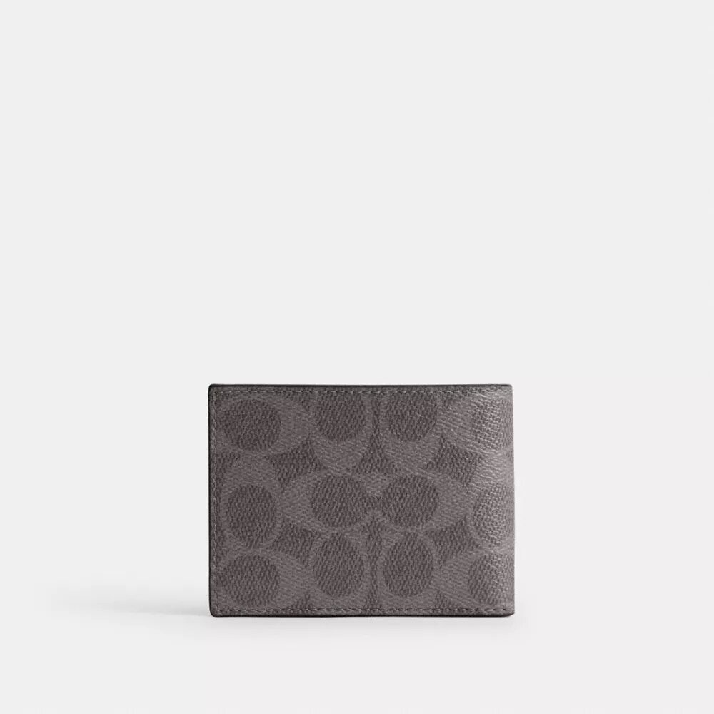Smal plånbok i Signature Canvas