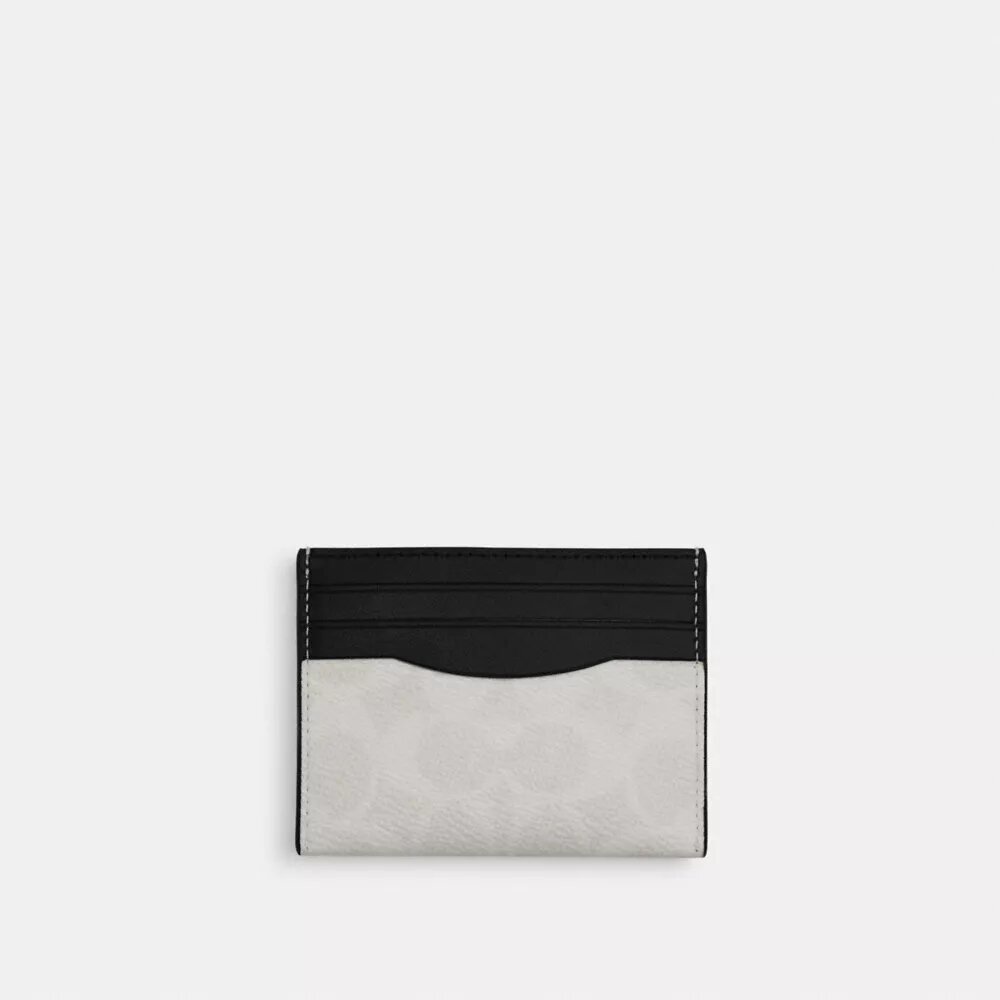 Smalt ID-kortfodral i Signature Canvas
