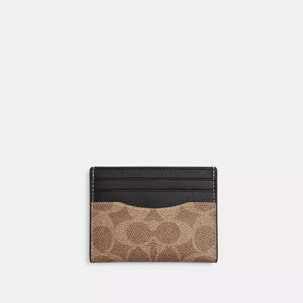 Smalt ID-kortfodral i Signature Canvas