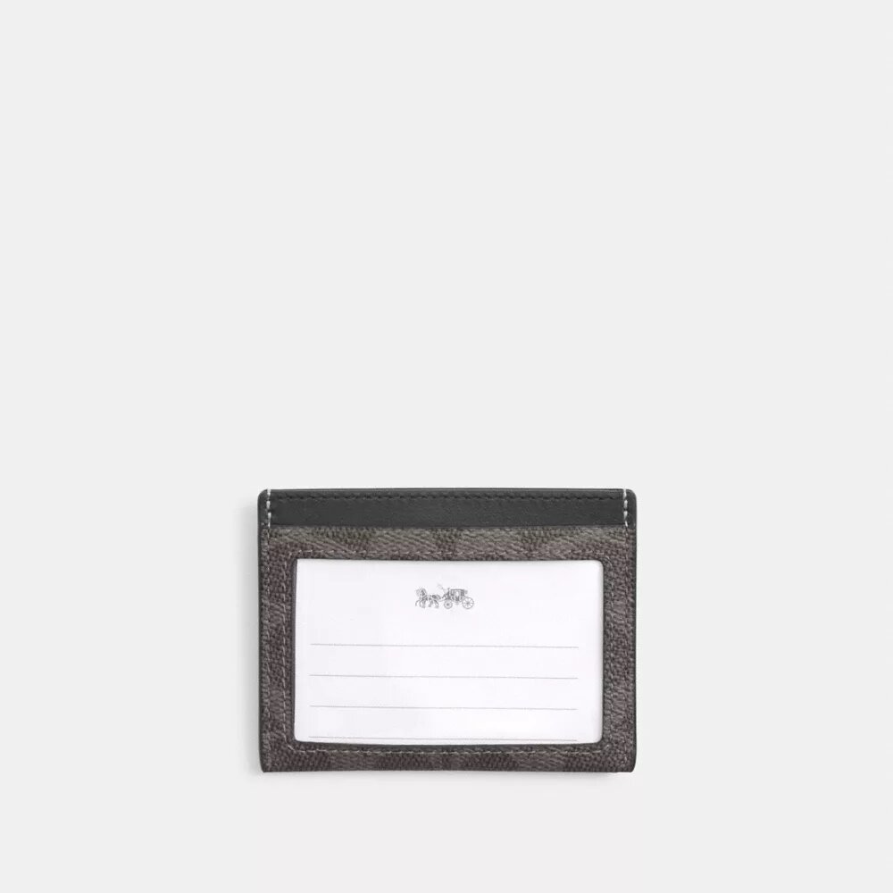 Smalt ID-kortfodral i Signature Canvas