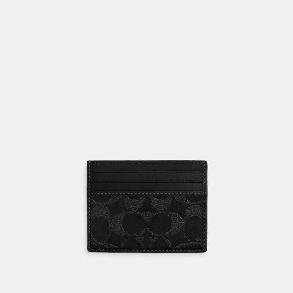 Smalt ID-kortfodral i Signature Denim
