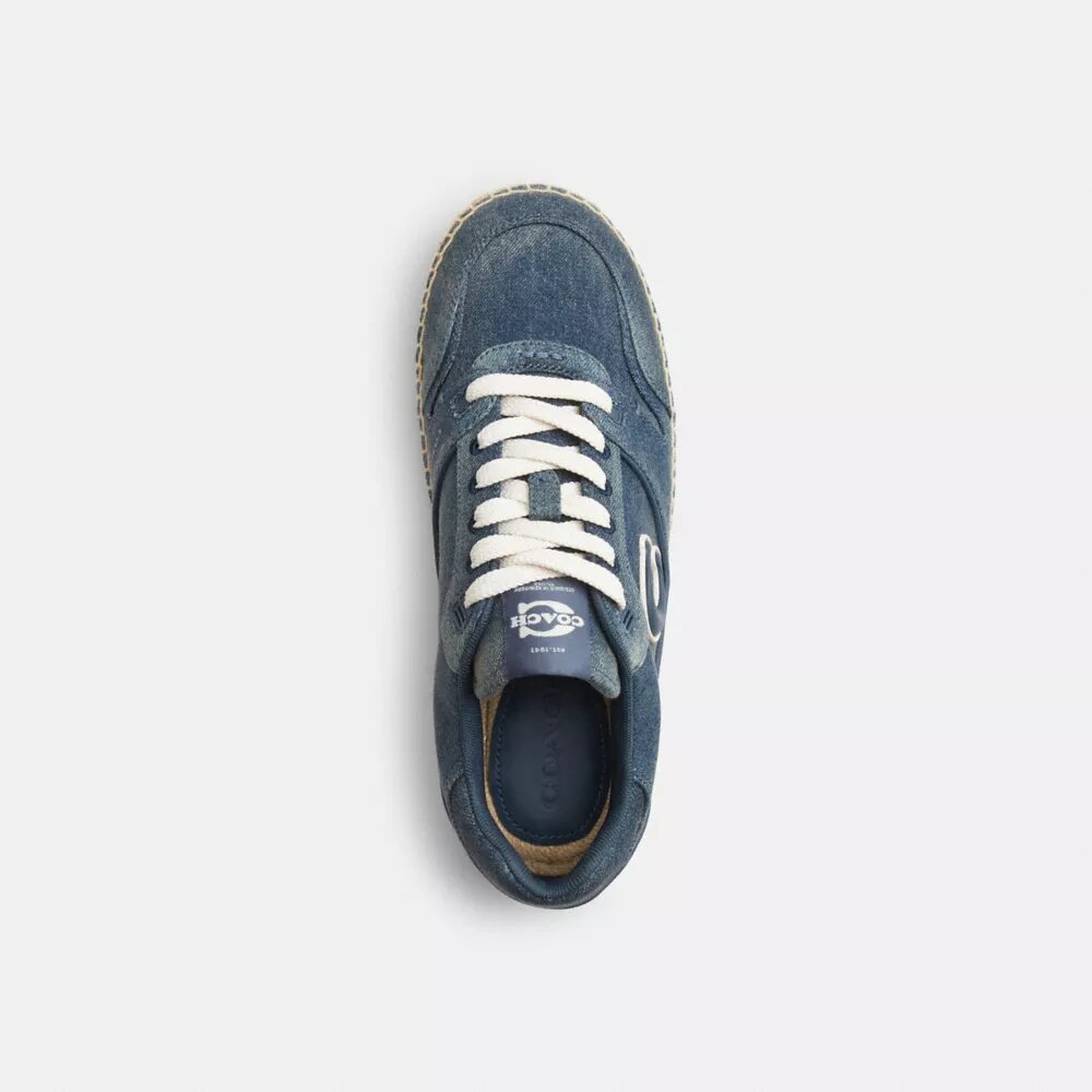 Soho Espadrille-sneaker i sliten denim