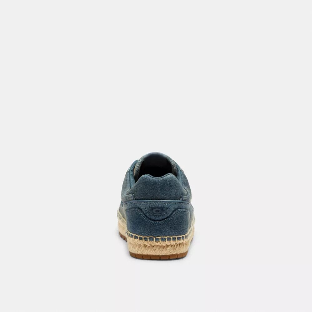 Soho Espadrille-sneaker i sliten denim