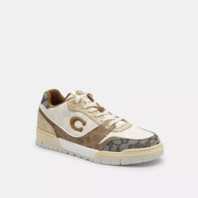 Soho-sneakers i blandat signaturmaterial