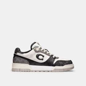 Soho-sneakers i blandat signaturmaterial
