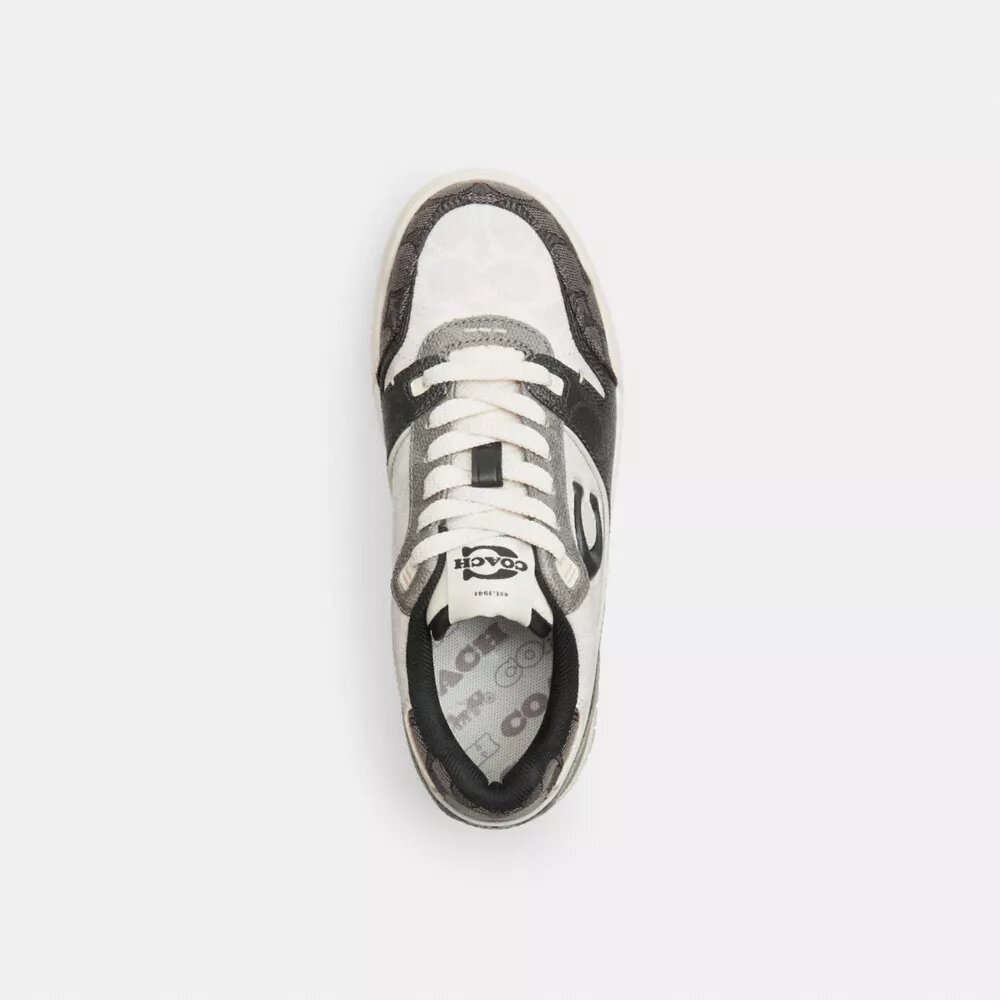 Soho-sneakers i blandat signaturmaterial
