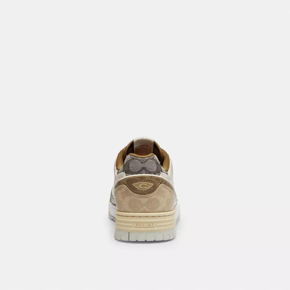 Soho-sneakers i blandat signaturmaterial