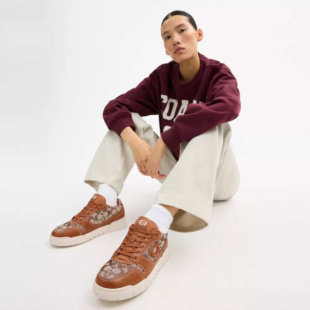 Soho-sneakers i Crystal Signature-jacquard