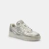 Soho-sneakers i slitet metallicläder