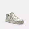 Soho-sneakers i slitet metallicläder