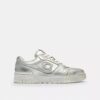 Soho-sneakers i slitet metallicläder