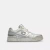 Soho-sneakers i slitet metallicläder