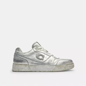 Soho-sneakers i slitet metallicläder