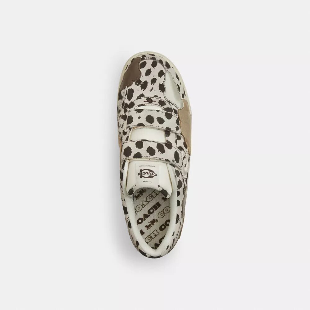 Soho-sneakers med dubbla remmar och molnmönster