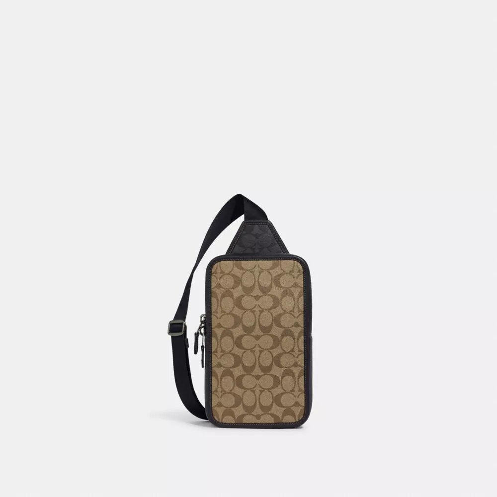 Sullivan Pack i blockmönstrad Signature Canvas