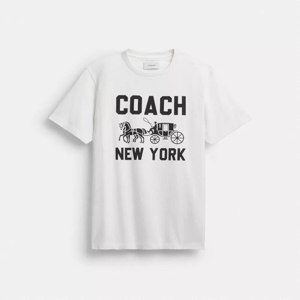 T-shirt med Horse and Carriage