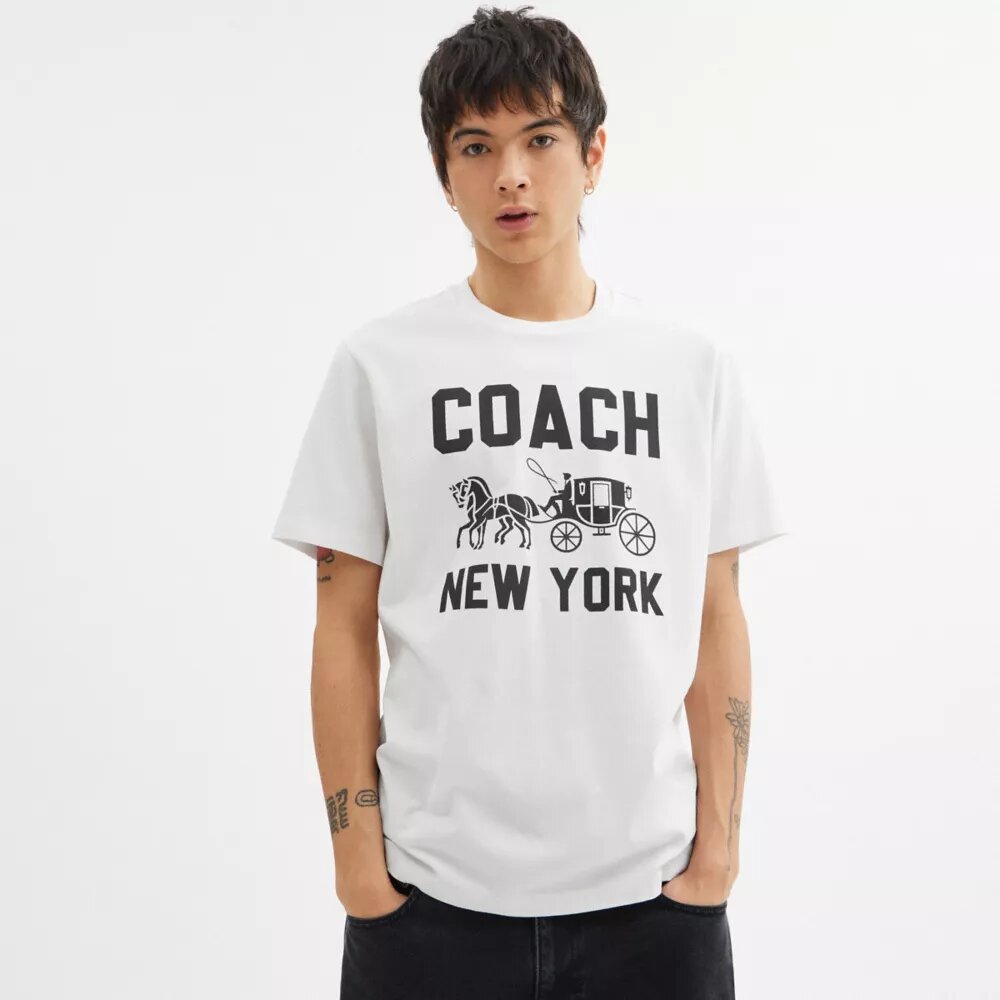 T-shirt med Horse and Carriage