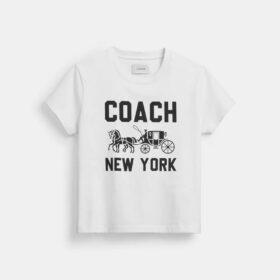 T-shirt med Horse and Carriage i ekologisk bomull