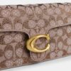Tabby axelremsväskor 26 i Crystal Signature Jacquard