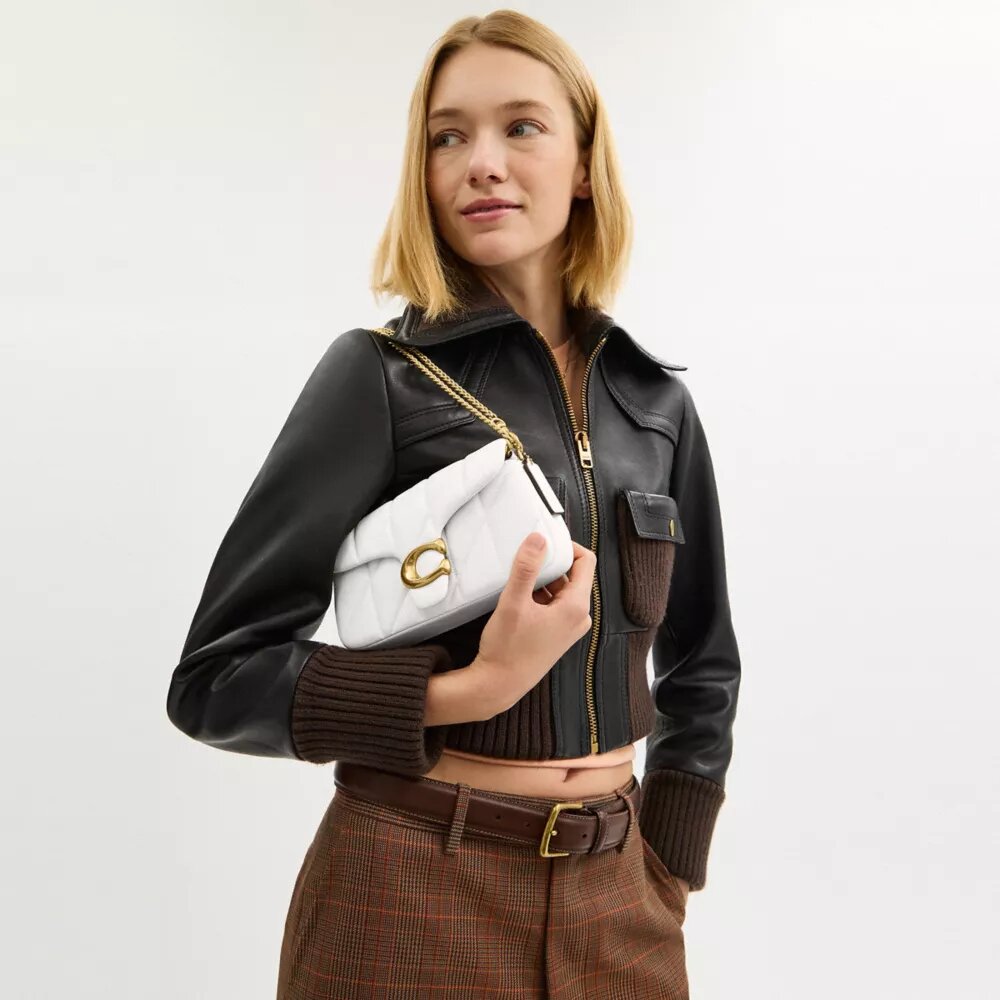 Tabby Chain Crossbody Bag 19 med quiltning
