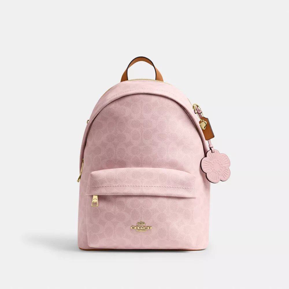 Taylor liten ryggsäck i Signature Canvas med smycken
