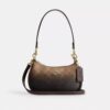 Teri Mini-crossbodyväska i Ombre Signature Canvas