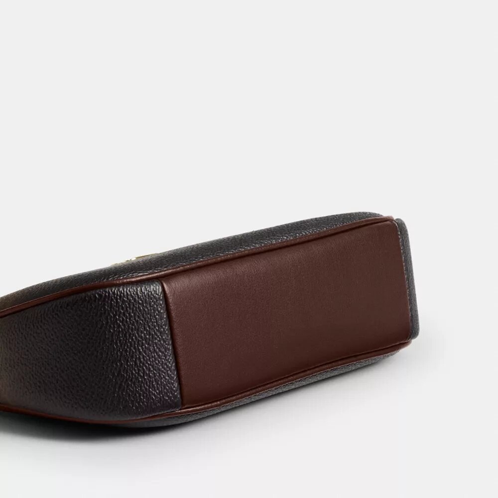 Teri Mini-crossbodyväska i Ombre Signature Canvas