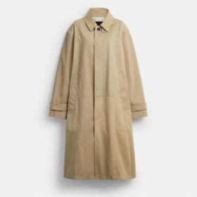 Trenchcoat av återanvänd bomull