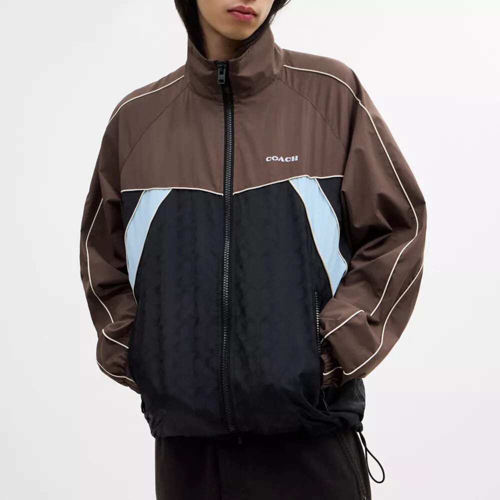 Träningsjacka i återvunnen polyester