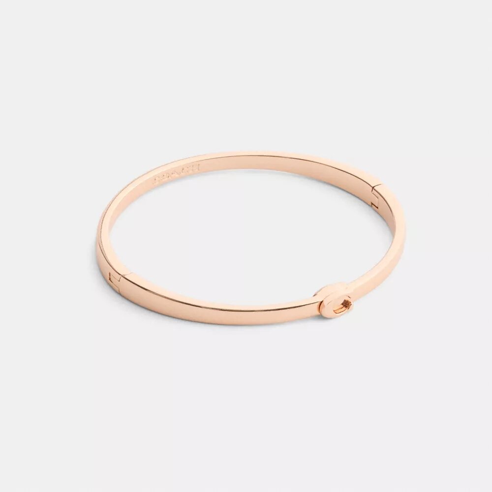 Tunt armband med vår signatur och gångjärn