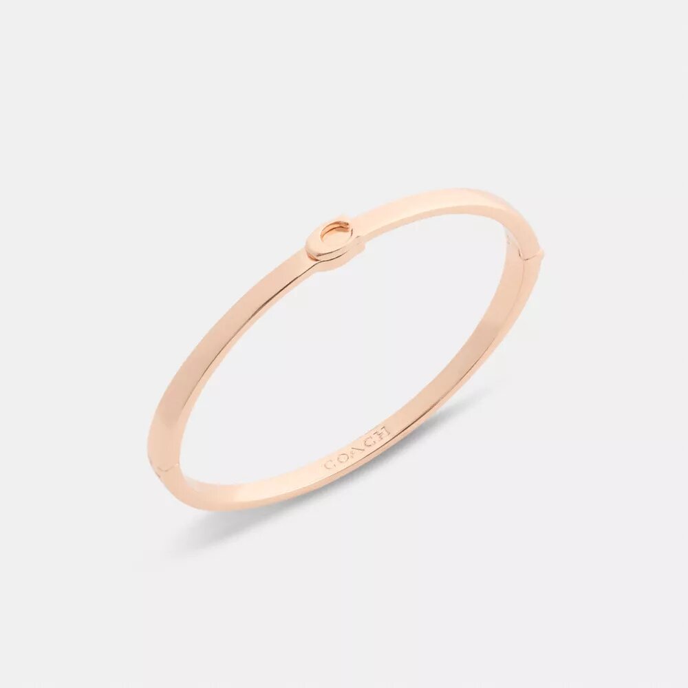 Tunt armband med vår signatur och gångjärn