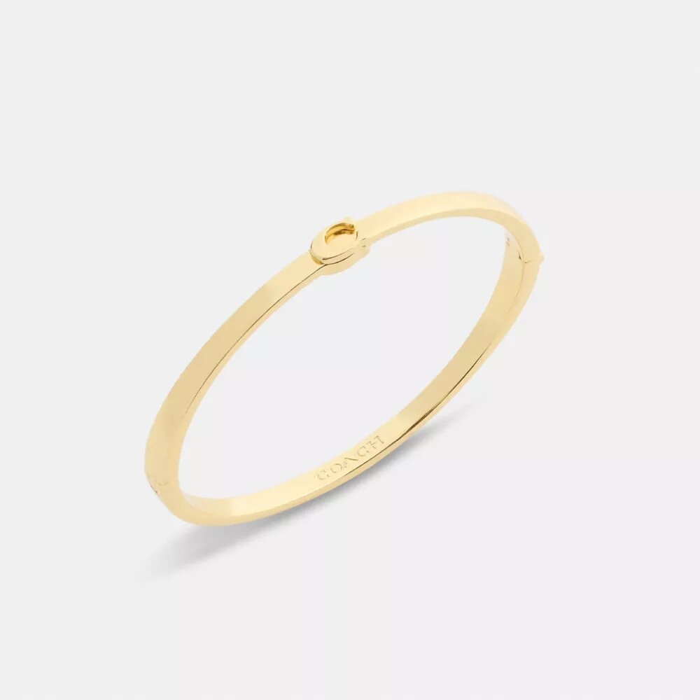 Tunt armband med vår signatur och gångjärn