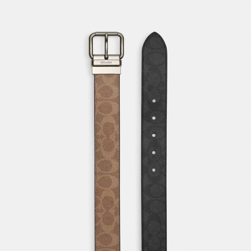 Vändbart bälte med rullspänne, skärs till önskad längd, 38 mm