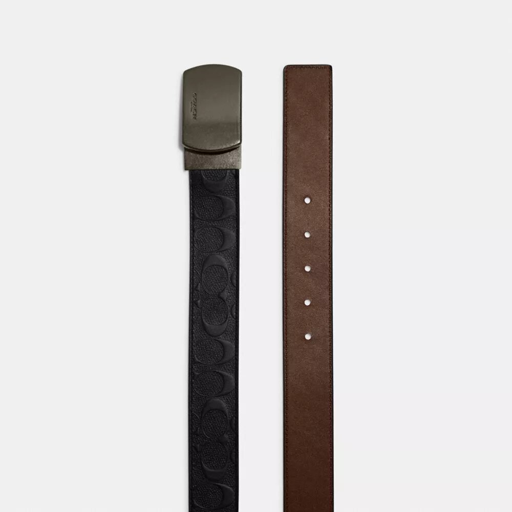 Vändbart bälte med spänne, 38 mm, kan klippas till önskad längd