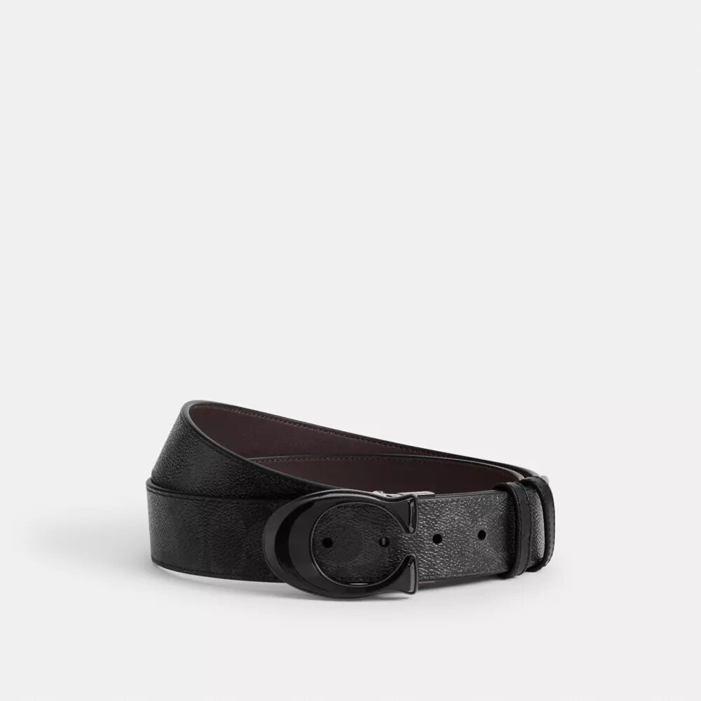 Vändbart skärp med vårt signaturspänne, 38 mm