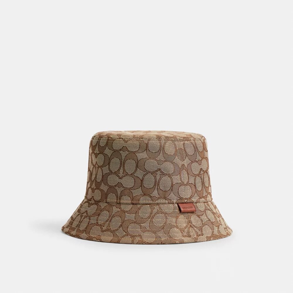 Vår signaturjacquard-buckethat