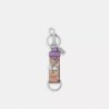 Väsksmycke med tryckknapp och blommönster