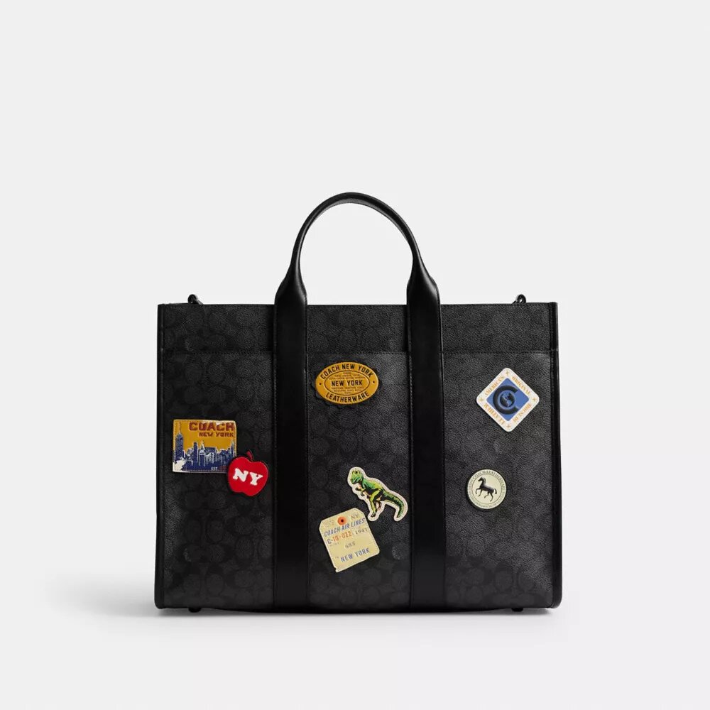 Wesley-shoppers i Signature Canvas med patchar