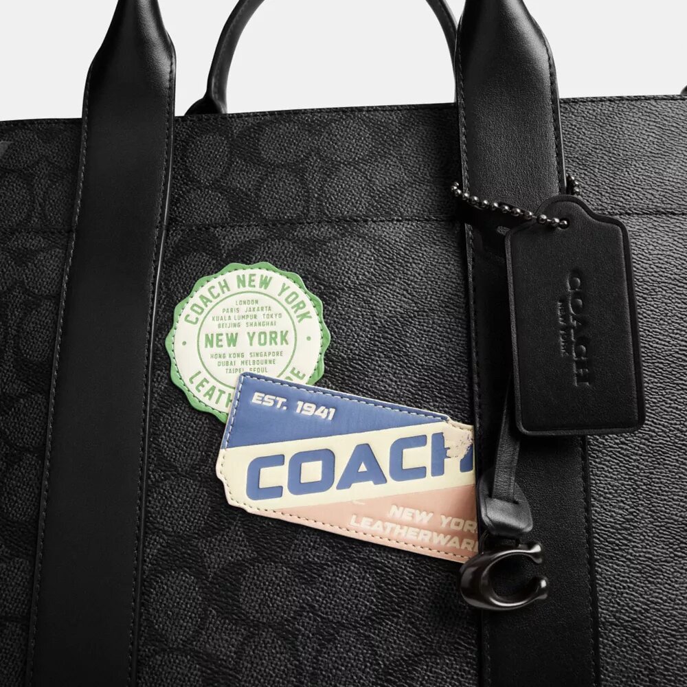 Wesley-shoppers i Signature Canvas med patchar